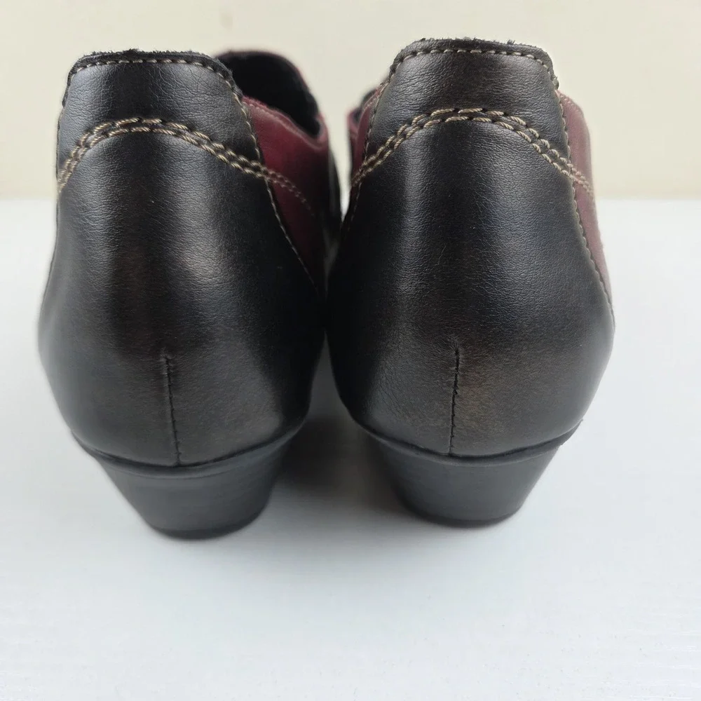 Remonte‎ Womens Multicolor Leather Strap Block Heel Shoes Size US 9.5 EU 40